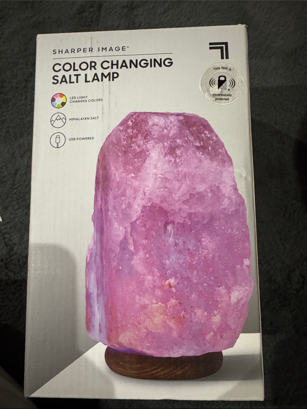 Color changing salt lamp